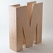 M is for magazine. in turquoise.