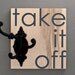 take it off. coat rack.