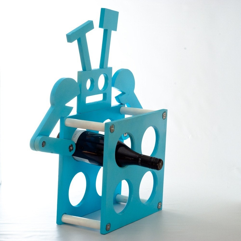 robot wine rack.