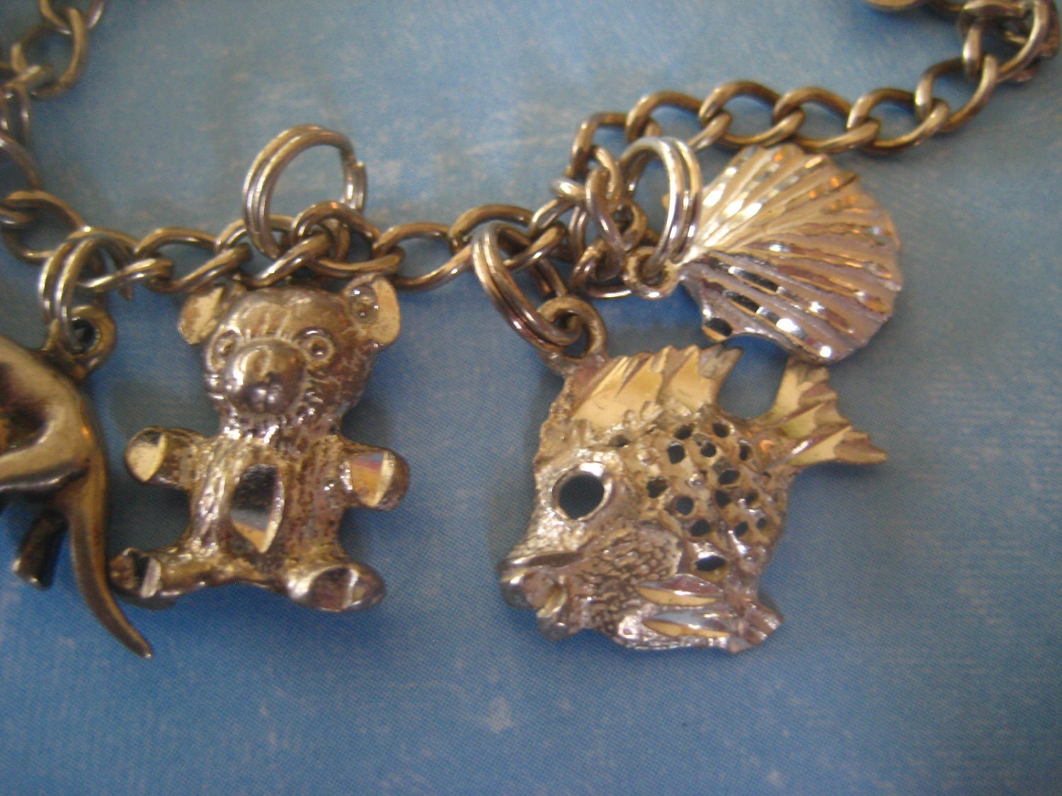 REDUCED Vintage Sterling Charm Bracelet