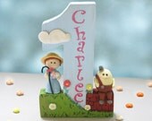 Birthday cake topper - Nursery Rhyme - Personalized