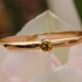 Yellow Sapphire Ring, Genuine Yellow Sapphire 14k Gold Ring