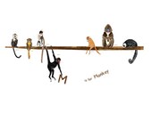 M is for Monkey Print