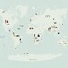 Animal World Map
