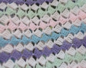 Adorable, Small, Soft, 5-Color, Baby Afghan