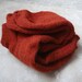 Simple Luxury Alpaca Socks - Rust - Large