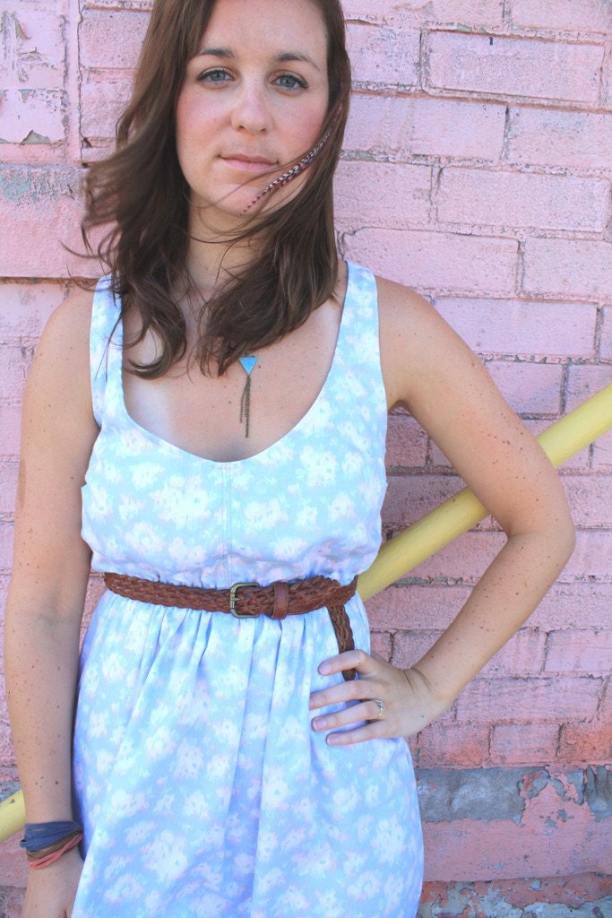 SALE Watercolor Floral Dress