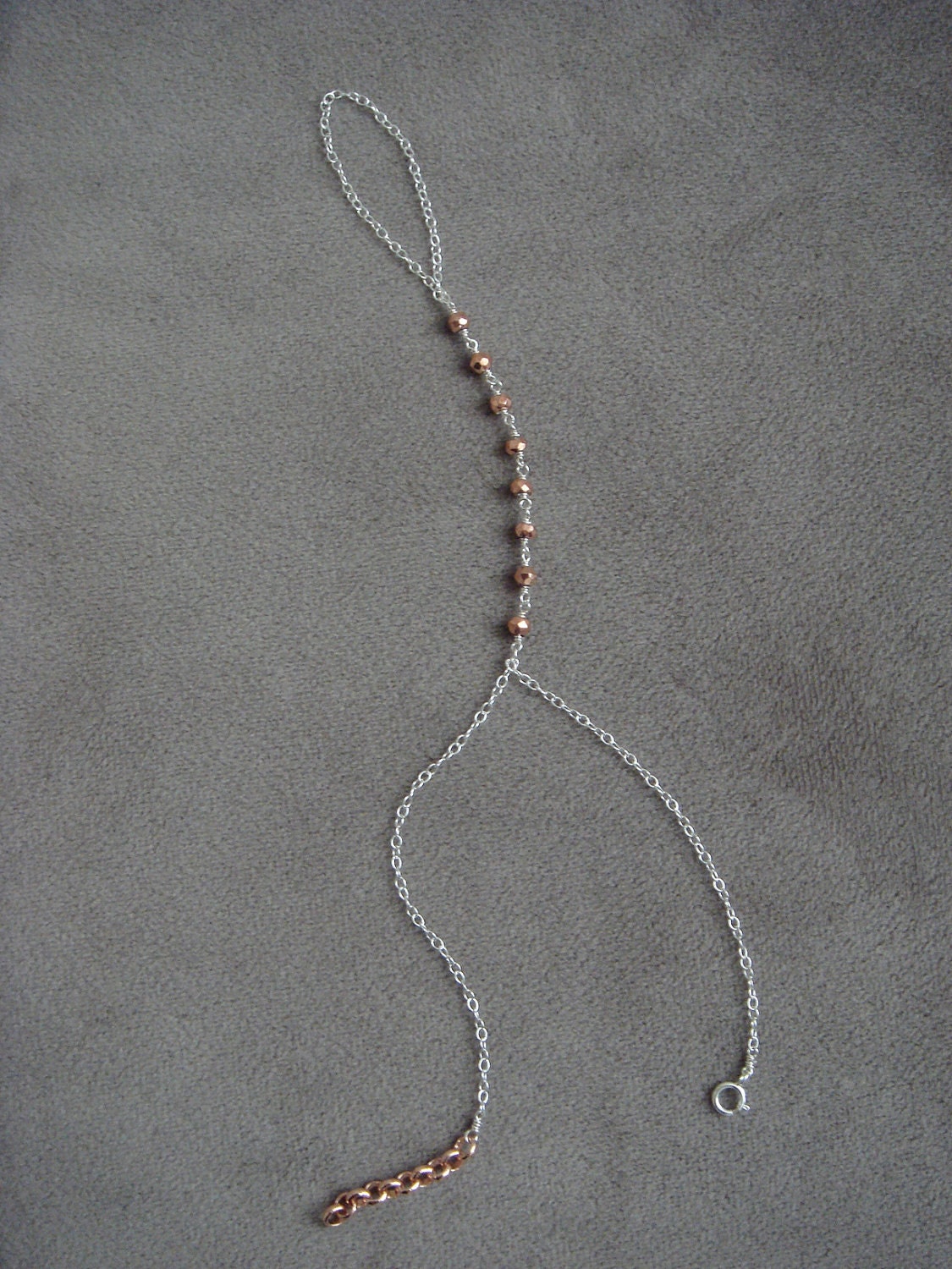 Rose Pyrite Hand Accessory