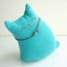 Cat Plush, Cat toy, Cat doll, Plush - Turquoise Baby - Etsy Project Embrace