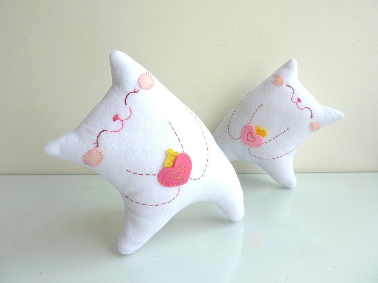 Cat Plush - Kitty Dancing - EtsyProjectEmbrace