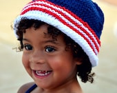 Hat Children Yankee Doodle Dandy Stars n Stripes collection 4th of July Cotton Cap