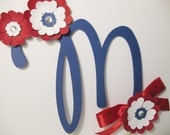 M Paper Letter Cake Topper