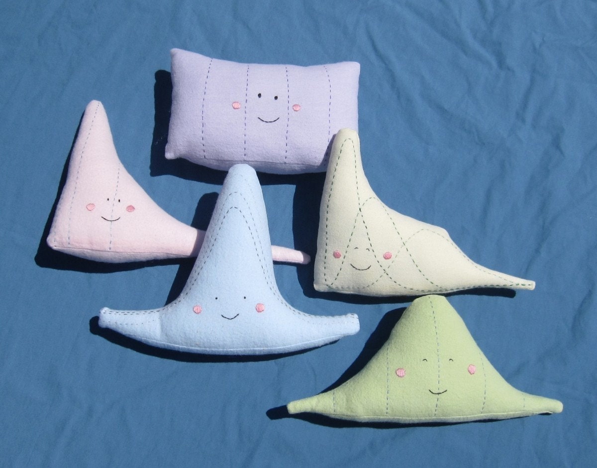 Set of 5 Distribution Plushies