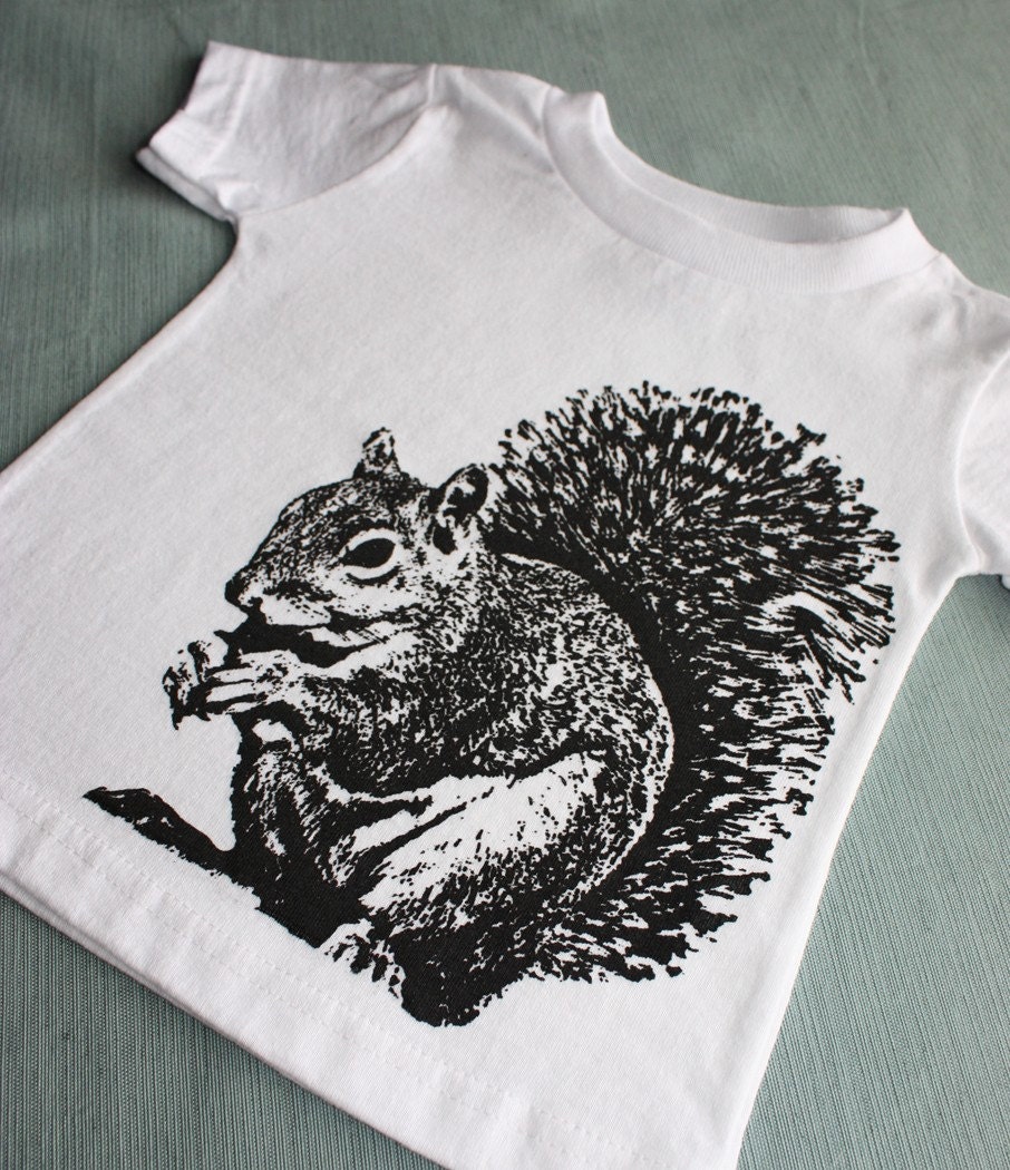 Super Squirrel Baby TShirt - Toddler Sizes Too