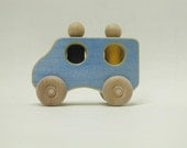 Wooden Toy Truck - S U V with 2 people -