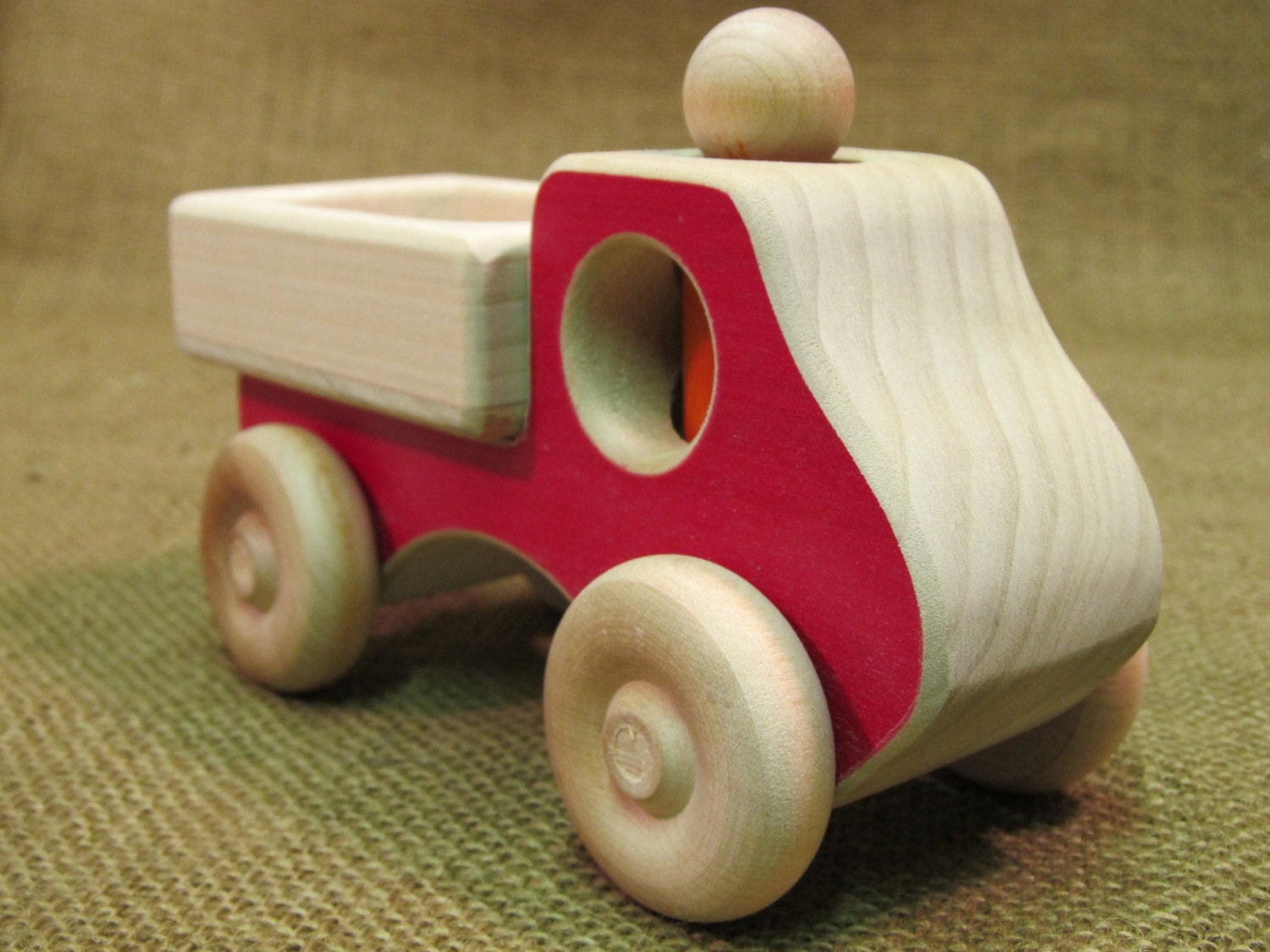 Wooden Toy Pick- up Truck