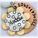 Custom Pet id tag / Multi Metals Daisy Dot to Dot