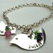 Under 100 Personalized Charm Bracelet