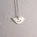 Personalized Baby Gift Silver Name Bird Pendant