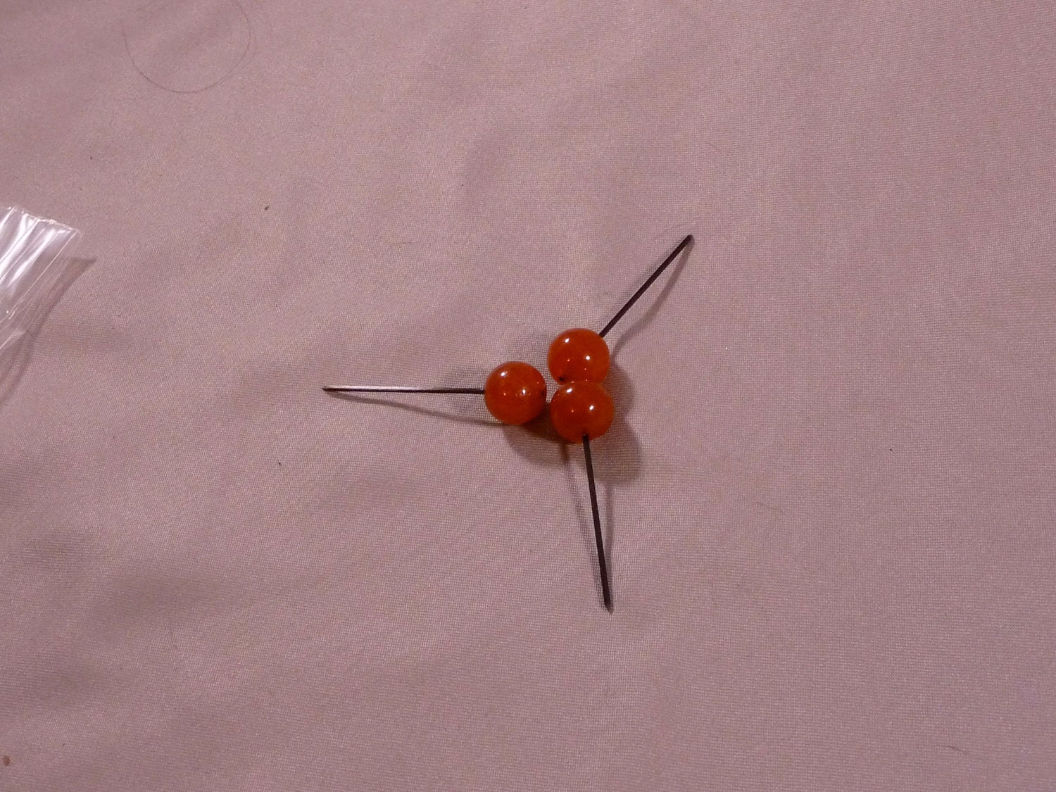 Small Carnelian spheres (laceweight)