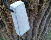 Concrete Pendant - Natural gray basic tapered design modern look