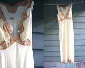 1960s Vintage PUCCI Slip,  Ivory & Ecru Lace  Romantic Lingerie