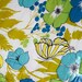 Vintage 1960's Comforter Blanket . Butterflies Flowers . Gorgeous King Size