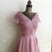 1950s Mauve Pink Dress