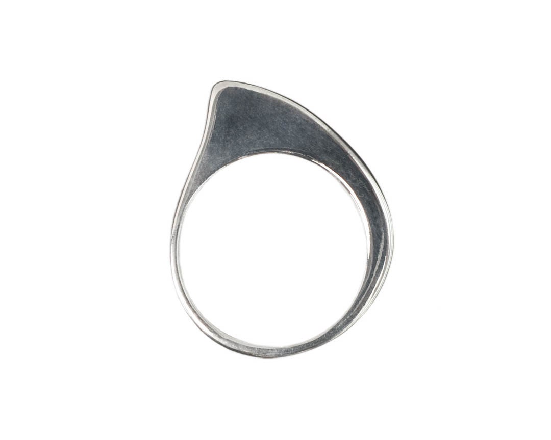 Shark Fin Ring - Sterling Silver