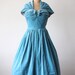 1950s dress - vintage 1950's adriatic bombshell cocktail dress