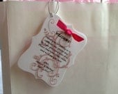 Welcome Note Sample for Wedding OOT Hotel Guest Bags