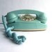 Turquoise Blue Rotary Princess Phone