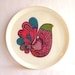 1960s Colorful Melamine Bird Plate