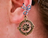 Compass Rose Ear Cuff