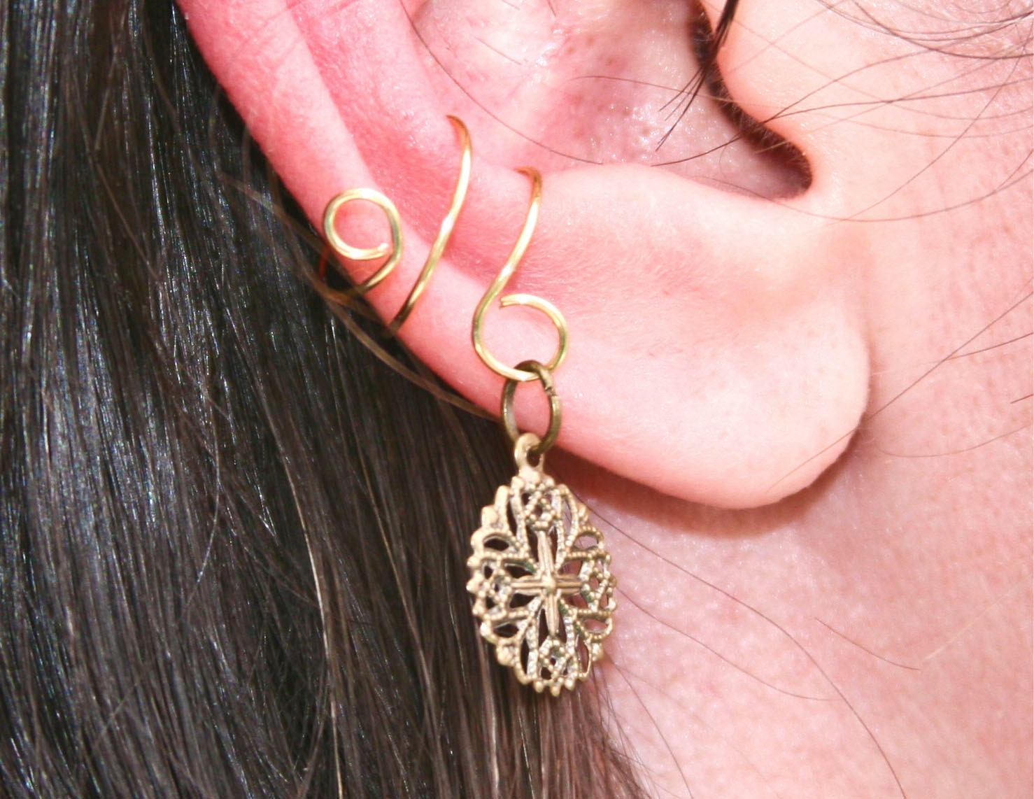 Sun and Snow Ear Cuff
