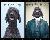 ON SALE Turn your dog into a unique and special "Dog Person"