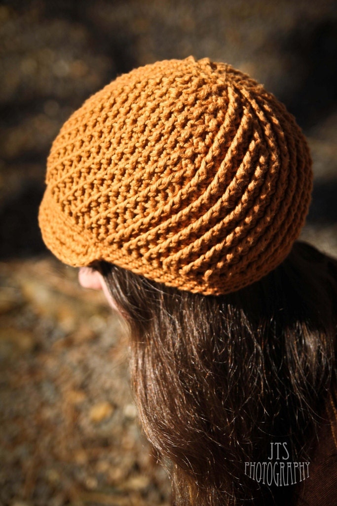 Crochet Pattern PDF - Pinwheel Newsboy, Sizes Baby to Adult