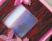 Flower Burst Frame in Pink