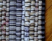 Handwoven Vanilla, Pink, and Lavender Rag Rug