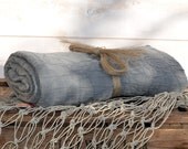 Blanket ECO FRIENDLY  French country / Natural Grey Gray Cristal picnic blanket