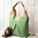 CHIC Handbag Diaper Bag in Green LA BOHEME- light green fashion St. Patrick's Day