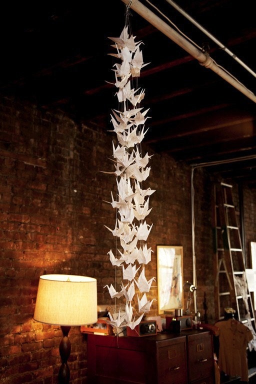 Origami Paper Crane Mobile