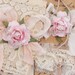Vintage Lace and Rose Gift Tag Set