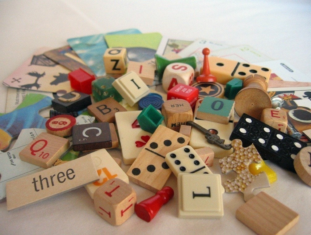 Game Pieces Vintage 30 Plus