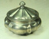 Pewter Dish with Lid made in Italy