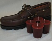 LEATHER (votives or 4oz soy jar candle)
