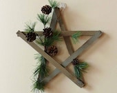 Weathered Wood Star Wall Hanging