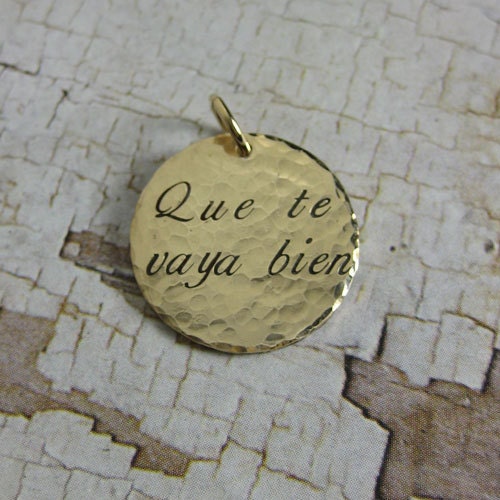 3/4" 14K Solid Gold Charm