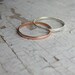Set of 2 14K Gold Skinny Rings 1.25mm, Size 5-9