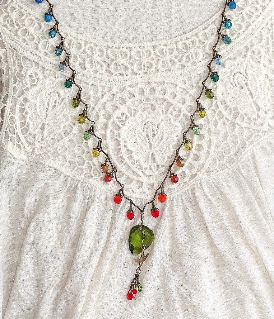 Morning Glory Necklace  ("3")
